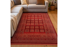 Artline Oosters Vintage Vloerkleed Shah Rood Wollook
