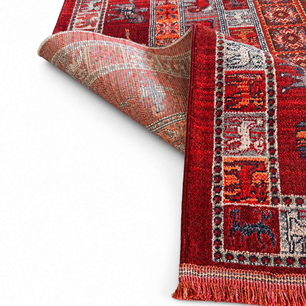 Artline Oosters Vintage Vloerkleed Taj Rood Wollook