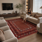 Artline Oosters Vintage Vloerkleed Taj Rood Wollook