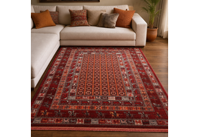Artline Oosters Vintage Vloerkleed Taj Rood Wollook