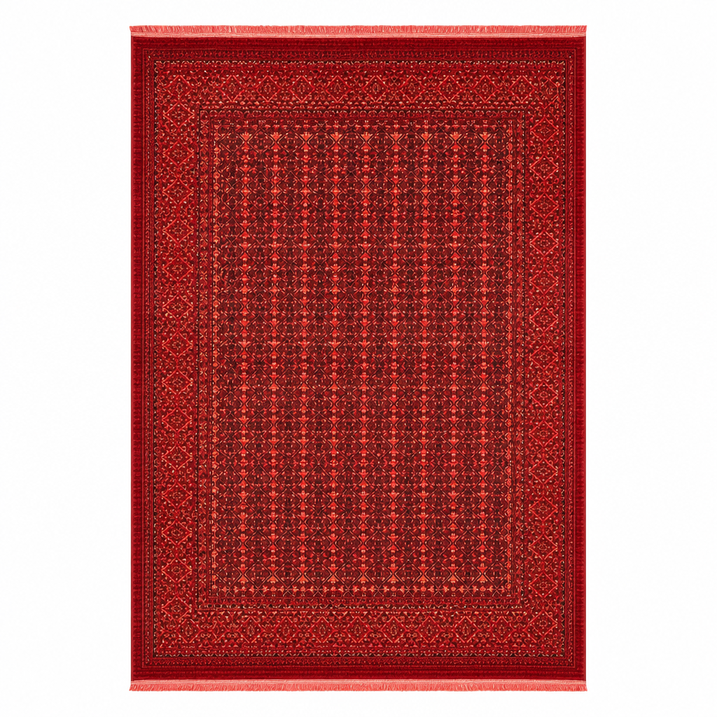 Artline Oosters Vintage Vloerkleed Herat Rood Wollook