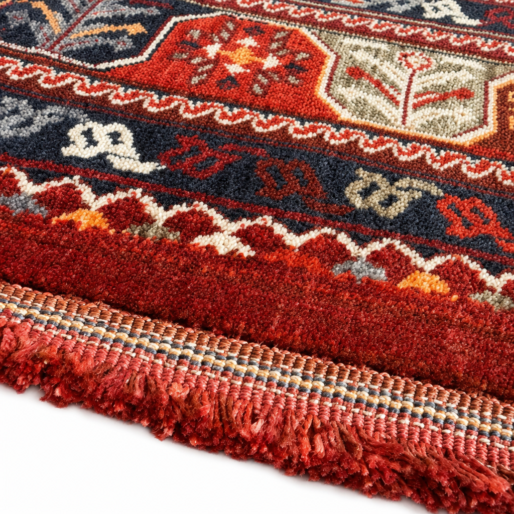Artline Oosters Vintage Vloerkleed Sultan Rood Wollook