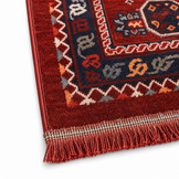 Artline Oosters Vintage Vloerkleed Sultan Rood Wollook