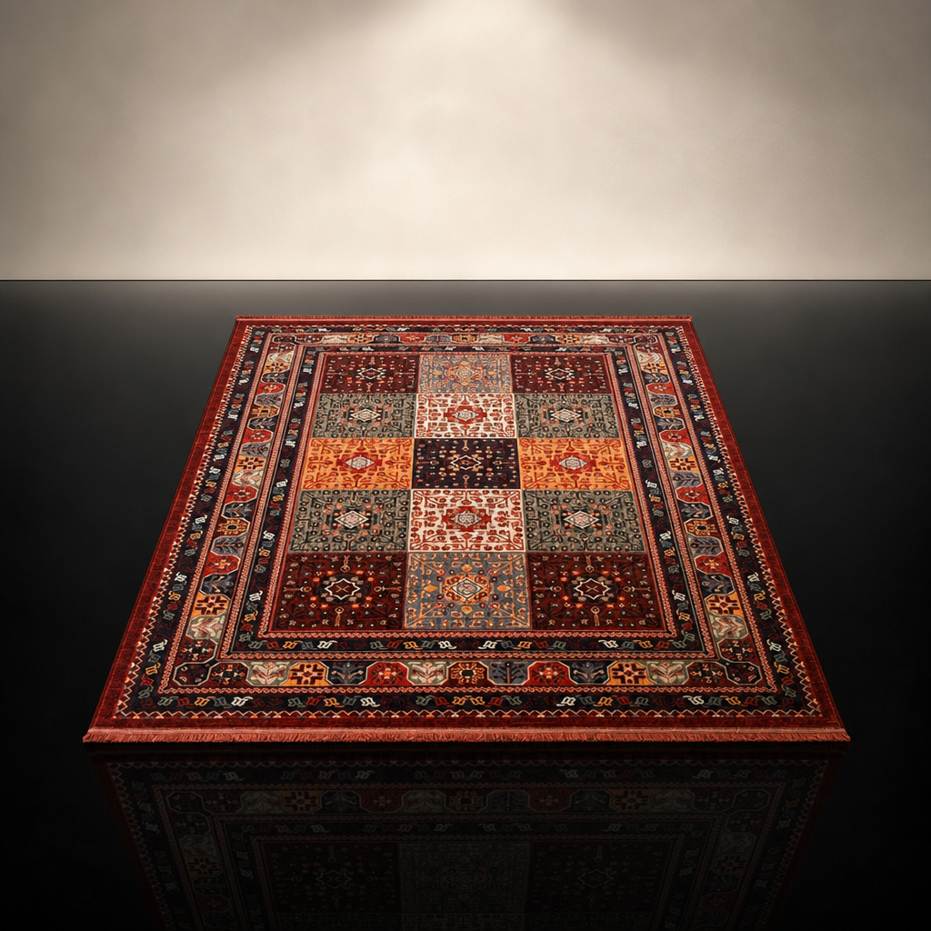 Artline Oosters Vintage Vloerkleed Sultan Rood Wollook