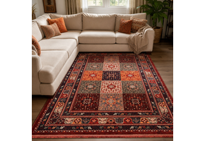 Artline Oosters Vintage Vloerkleed Sultan Rood Wollook
