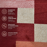 Santo Modern Vloerkleed Terracotta