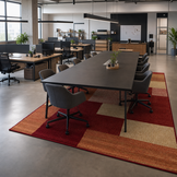 Santo Modern Vloerkleed Terracotta