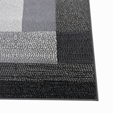 Santo Modern Vloerkleed Zwart Grijs