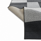 Santo Modern Vloerkleed Zwart Grijs