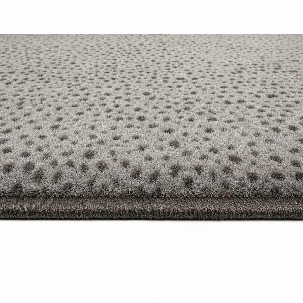 Santo Modern Vloerkleed Zwart Grijs