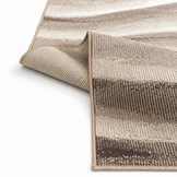 Waves Modern Vloerkleed Bruin Beige