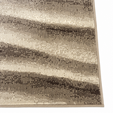 Waves Modern Vloerkleed Bruin Beige