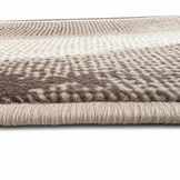Waves Modern Vloerkleed Bruin Beige