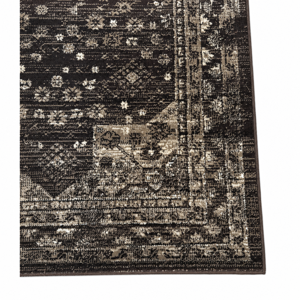 Vintage Vloerkleed Bruin Beige