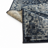 Vintage Vloerkleed Blauw Navy