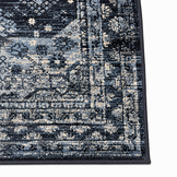 Vintage Vloerkleed Blauw Navy