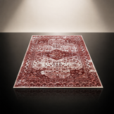 Vintage Vloerkleed Creme Rood Terracotta