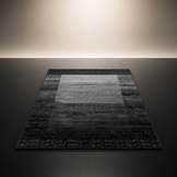 Luna Modern Vloerkleed Grijs Zwart