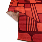 Retro Modern Vloerkleed Terracotta