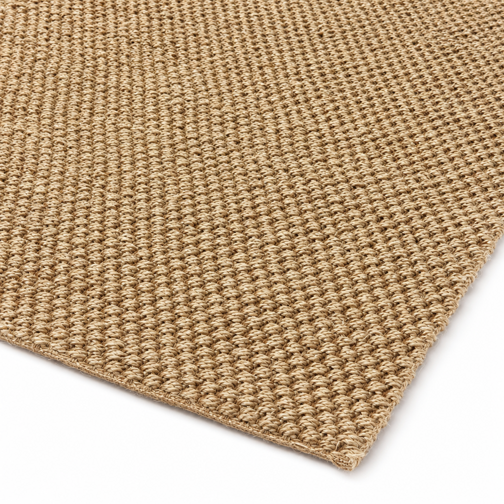 Sisal Vloerkleed XXL – Honingraatstructuur – Naturel – 100% Sisal