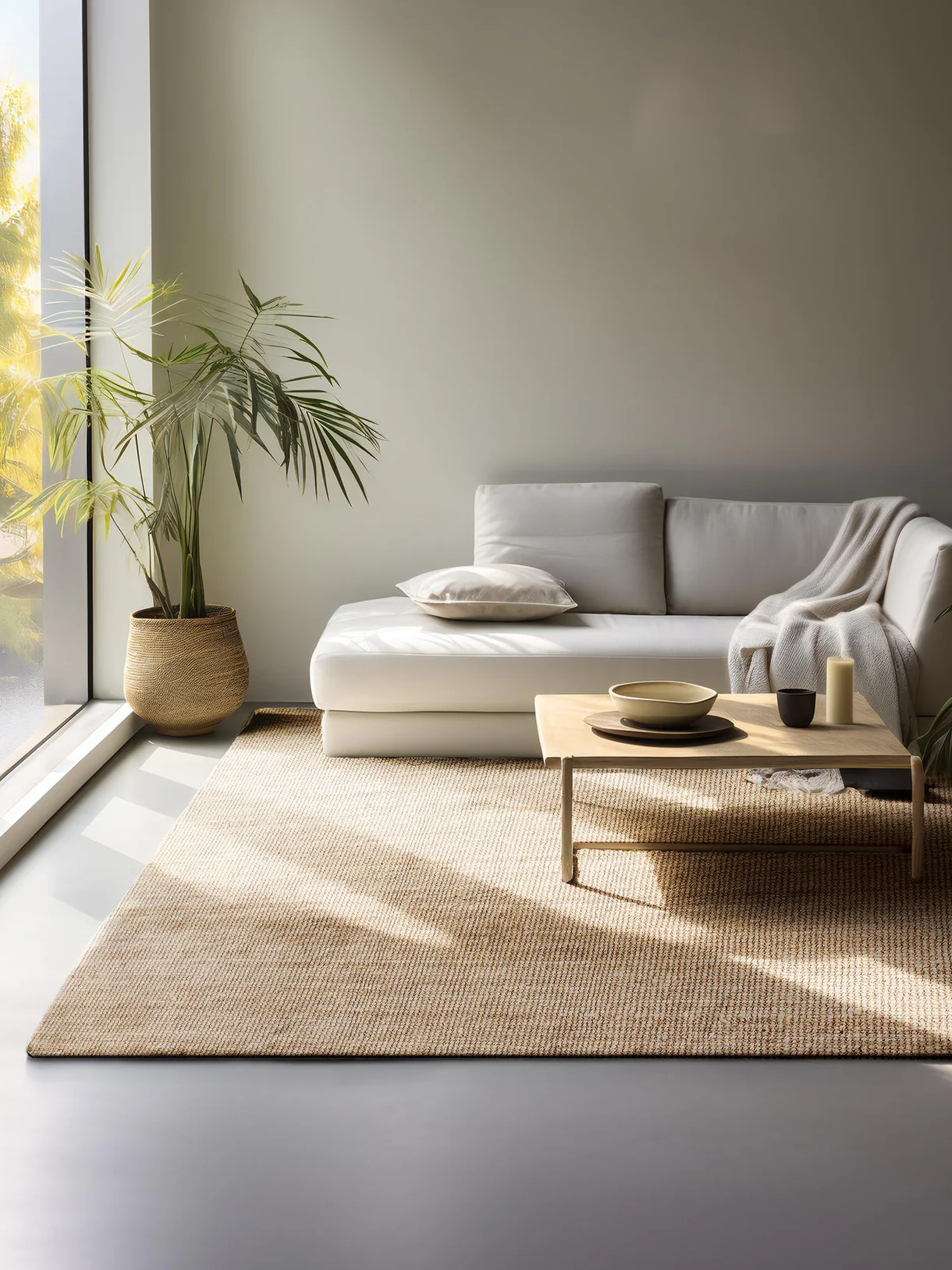 Jaipur Jute Vloerkleed Goud Beige