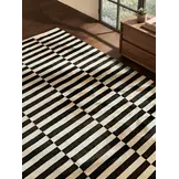 Wollen Vloerkleed Donna Zwart