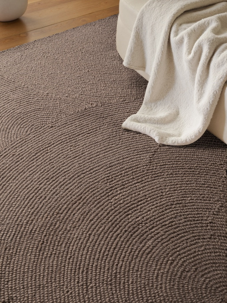 Wollen Vloerkleed Calmio Taupe