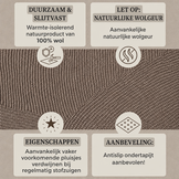 Wollen Vloerkleed Calmio Taupe