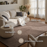 Wollen Vloerkleed Calmio Taupe
