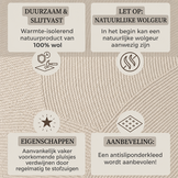 Wollen Vloerkleed Calmio Creme