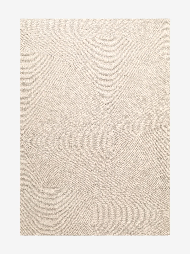 Wollen Vloerkleed Calmio Creme