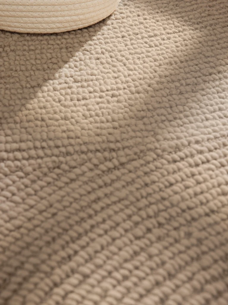Wollen Vloerkleed Calmio Licht Beige