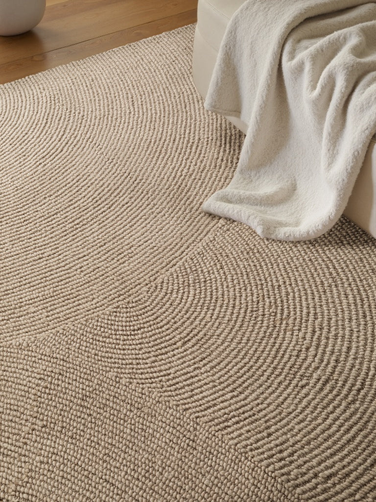 Wollen Vloerkleed Calmio Licht Beige