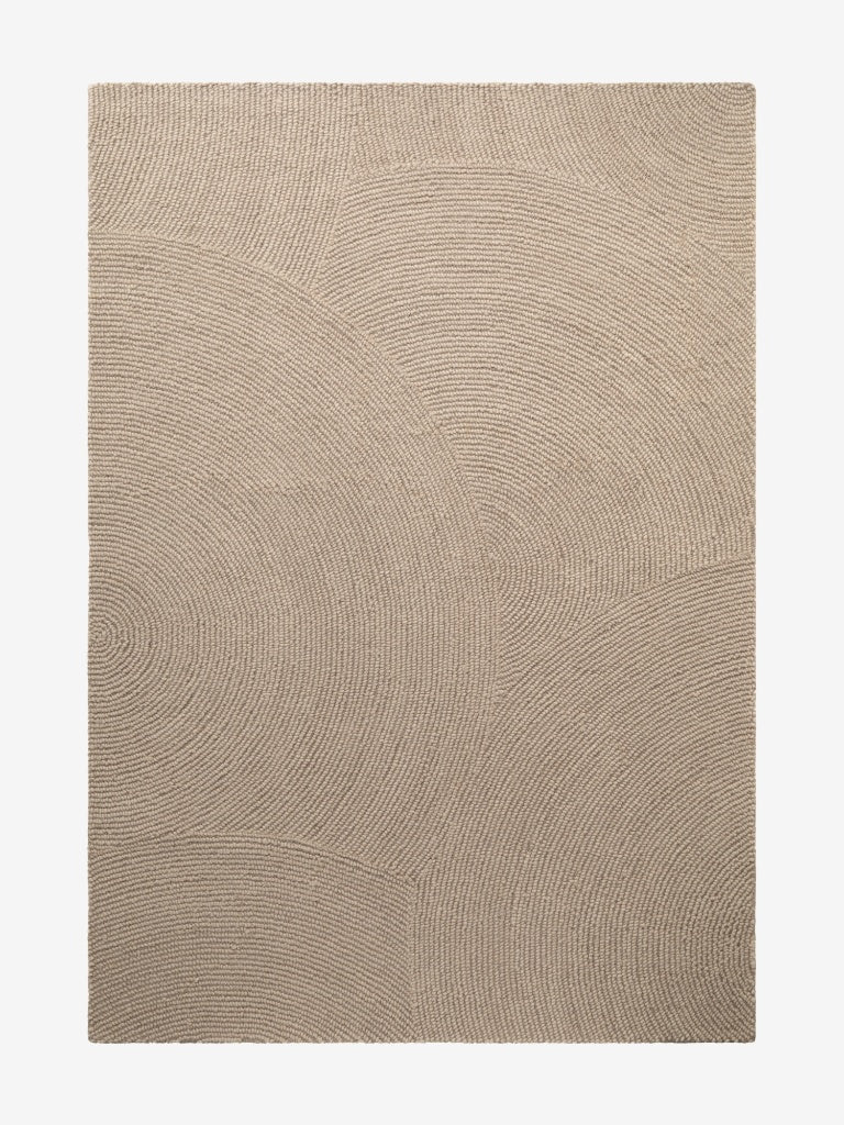 Wollen Vloerkleed Calmio Licht Beige