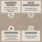 Wollen Vloerkleed Calmio Licht Beige