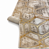 Fashion Club Vloerkleed Beige Goud