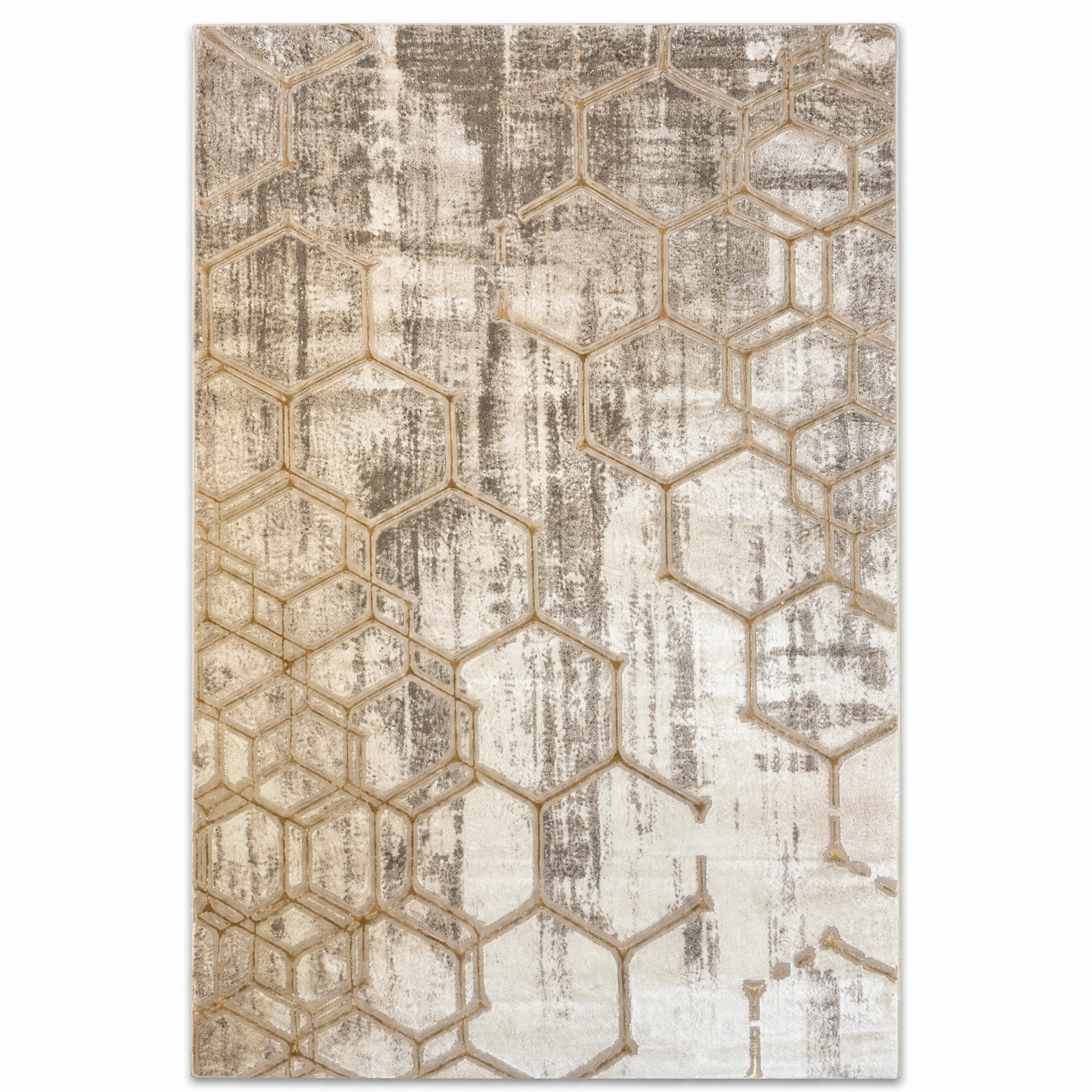 Fashion Club Vloerkleed Beige Goud