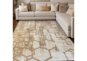 Fashion Club Vloerkleed Beige Goud