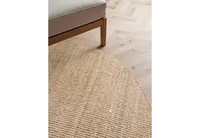Rond Jute Vloerkleed Jaipur Goud