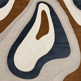 Organisch Abstract Vloerkleed Livorno Multi