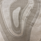 Organisch Abstract Vloerkleed Livorno Beige