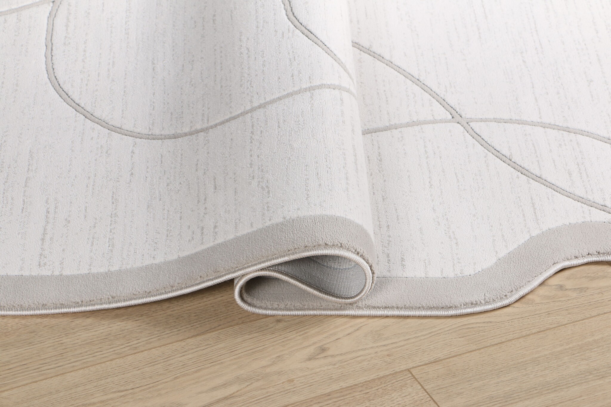 Organisch Japandi Vloerkleed Jarden Shape Creme