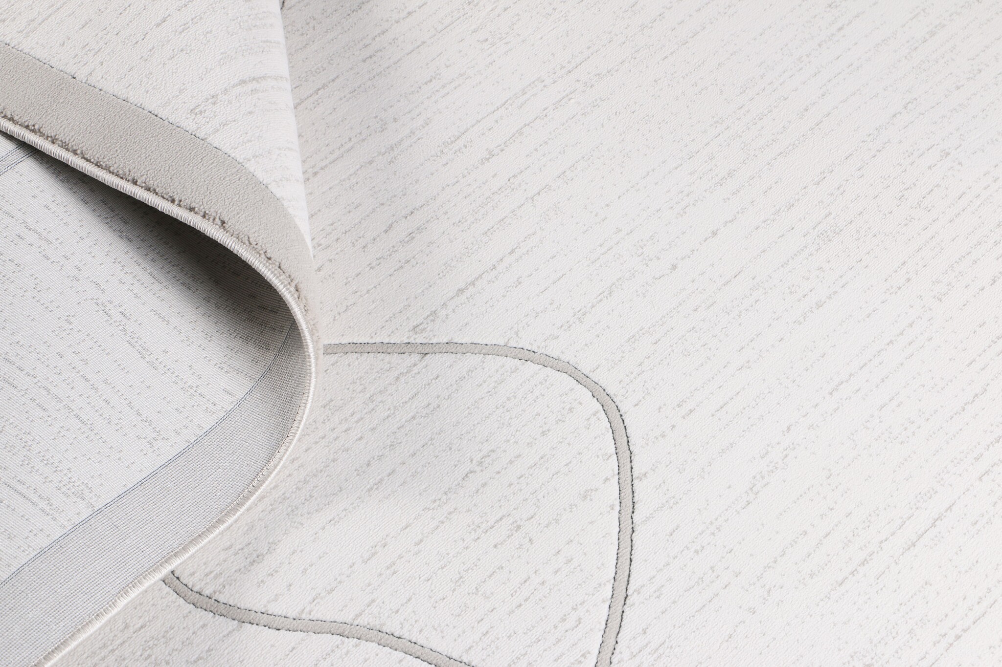 Organisch Japandi Vloerkleed Jarden Shape Creme