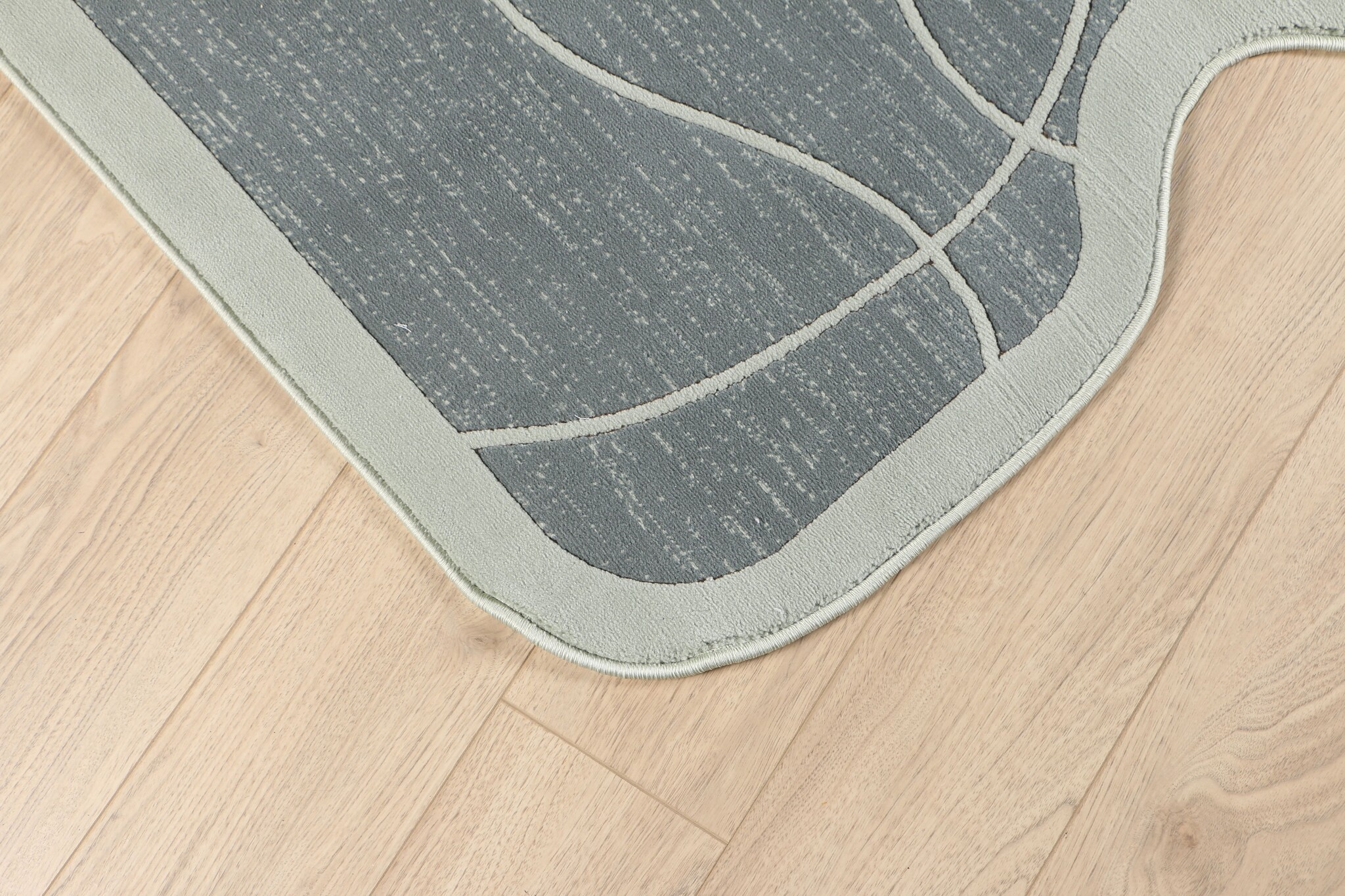 Organisch Japandi Vloerkleed Jarden Shape Groen