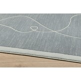 Organisch Japandi Vloerkleed Jarden Shape Groen