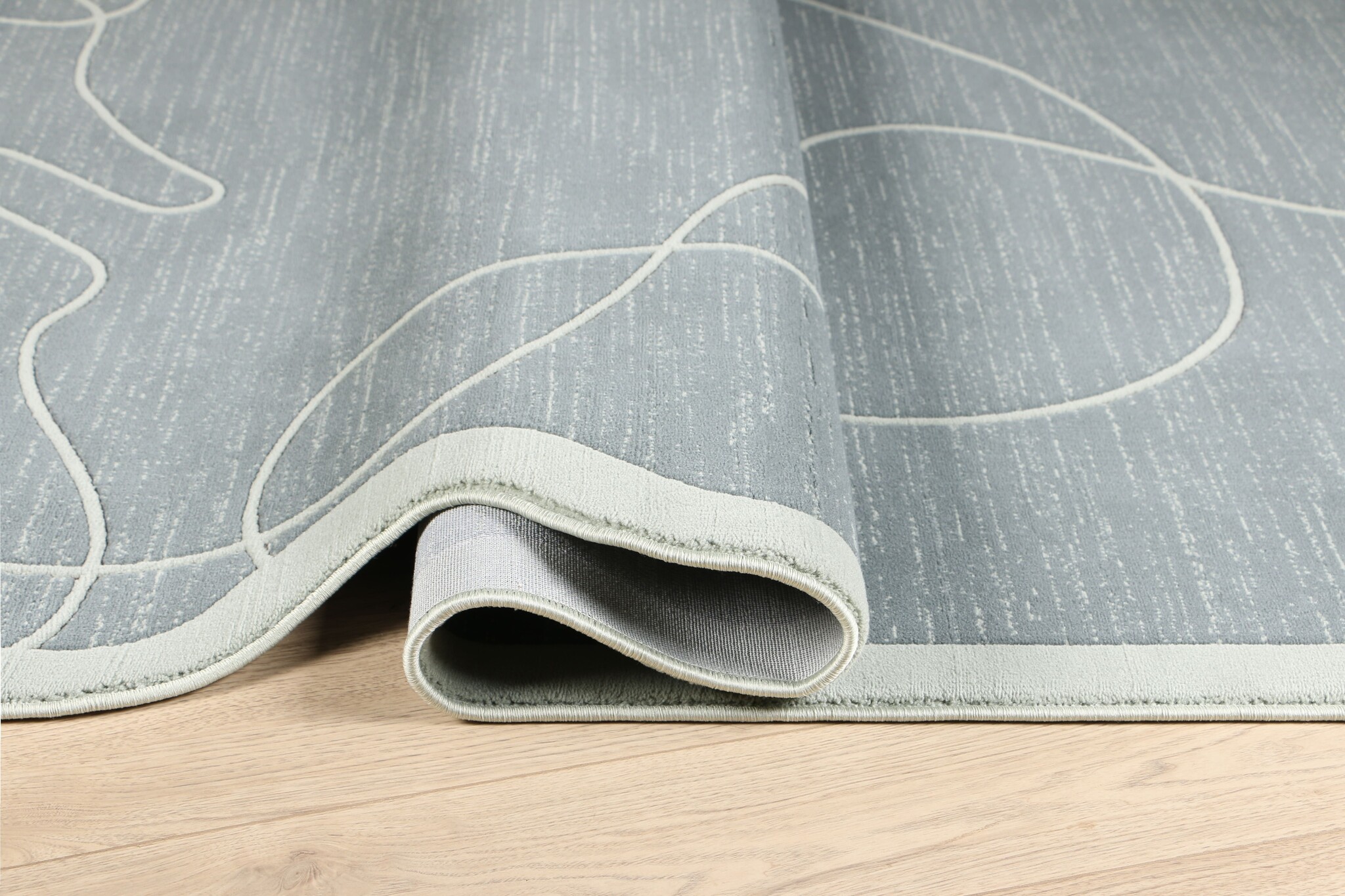 Organisch Japandi Vloerkleed Jarden Shape Groen
