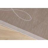 Organisch Japandi Vloerkleed Jarden Shape Bruin Beige