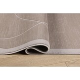 Organisch Japandi Vloerkleed Jarden Shape Bruin Beige
