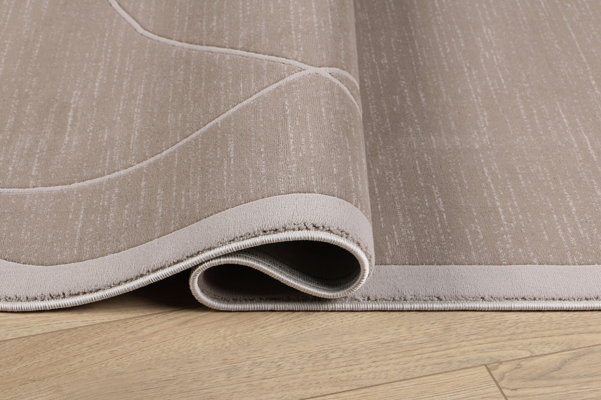 Organisch Japandi Vloerkleed Jarden Shape Bruin Beige