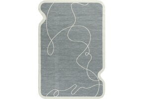 Organisch Japandi Vloerkleed Jarden Shape Groen